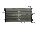 MAHLE Chladi vody MAO CR 1196 000P, CR 1196 000P