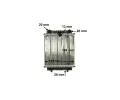 MAHLE Chladi vody MAO CR 1202 000P, CR 1202 000P
