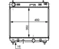 Chladi� vody&nbsp;MAHLE&nbsp;&dash;&nbsp;MAO CR 1205 000S