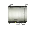 MAHLE Chladi� vody MAO CR 1205 000S, CR 1205 000S