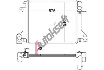 MAHLE Chladi vody MAO CR 1217 000P, CR 1217 000P
