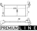 MAHLE Chladi vody MAO CR 1218 000P, CR 1218 000P
