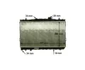 MAHLE Chladi vody MAO CR 1285 000P, CR 1285 000P