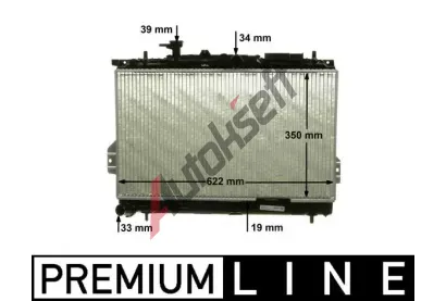 MAHLE Chladi vody MAO CR 1292 000P, CR 1292 000P