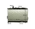 MAHLE Chladi vody MAO CR 1292 000P, CR 1292 000P