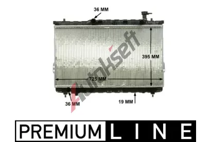 MAHLE Chladi vody MAO CR 1297 000P, CR 1297 000P