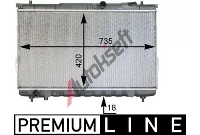 MAHLE Chladi vody MAO CR 1299 000P, CR 1299 000P