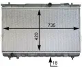 MAHLE Chladi vody MAO CR 1299 000P, CR 1299 000P