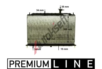 MAHLE Chladi vody MAO CR 1303 000P, CR 1303 000P