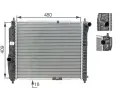 Chladi vody MAHLE ‐ MAO CR 1309 000S