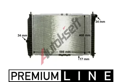 MAHLE Chladi vody MAO CR 1310 000P, CR 1310 000P