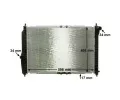 MAHLE Chladi vody MAO CR 1310 000P, CR 1310 000P