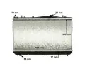 MAHLE Chladi vody MAO CR 1312 000P, CR 1312 000P