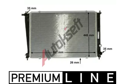MAHLE Chladi vody MAO CR 1316 000P, CR 1316 000P