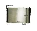 MAHLE Chladi vody MAO CR 1317 000P, CR 1317 000P