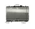MAHLE Chladi vody MAO CR 1318 000P, CR 1318 000P