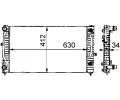MAHLE Chladi vody MAO CR 132 000S, CR 132 000S