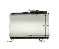 MAHLE Chladi vody MAO CR 1323 000P, CR 1323 000P
