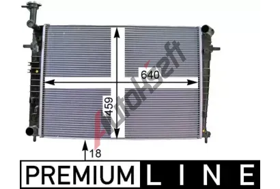 MAHLE Chladi vody MAO CR 1333 000P, CR 1333 000P