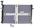 MAHLE Chladi vody MAO CR 1333 000P, CR 1333 000P