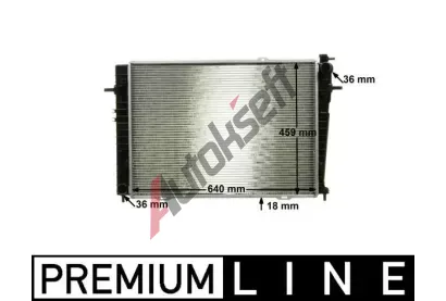 MAHLE Chladi vody MAO CR 1335 000P, CR 1335 000P