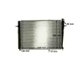 MAHLE Chladi vody MAO CR 1335 000P, CR 1335 000P