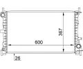 MAHLE Chladi vody MAO CR 1344 000S, CR 1344 000S