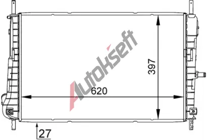 MAHLE Chladi vody MAO CR 1347 000S, CR 1347 000S