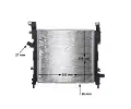 MAHLE Chladi vody MAO CR 1350 000S, CR 1350 000S