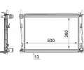 MAHLE Chladi vody MAO CR 1355 000S, CR 1355 000S