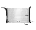 MAHLE Chladi vody MAO CR 1355 000S, CR 1355 000S