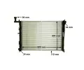 MAHLE Chladi vody MAO CR 1366 000P, CR 1366 000P