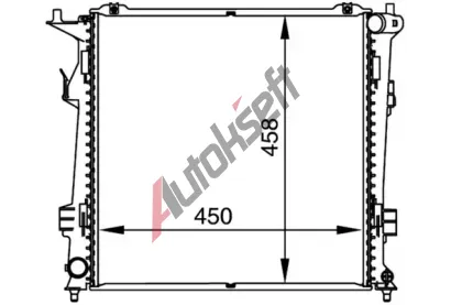 MAHLE Chladi vody MAO CR 1367 000P, CR 1367 000P