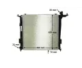 MAHLE Chladi vody MAO CR 1368 000P, CR 1368 000P