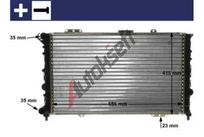 MAHLE Chladi� vody MAO CR 1410 000S, CR 1410 000S