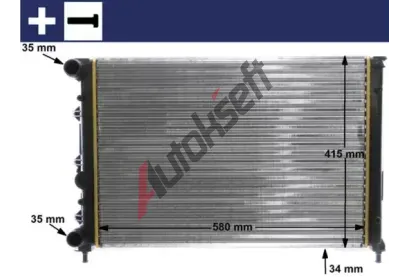 MAHLE Chladi vody MAO CR 1411 000S, CR 1411 000S