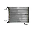 MAHLE Chladi vody MAO CR 1418 000S, CR 1418 000S