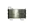 MAHLE Chladi vody MAO CR 1425 000S, CR 1425 000S