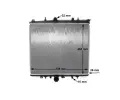 MAHLE Chladi vody MAO CR 1435 000S, CR 1435 000S