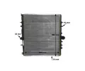 MAHLE Chladi vody MAO CR 1436 000S, CR 1436 000S