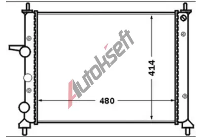 MAHLE Chladi vody MAO CR 1442 000S, CR 1442 000S