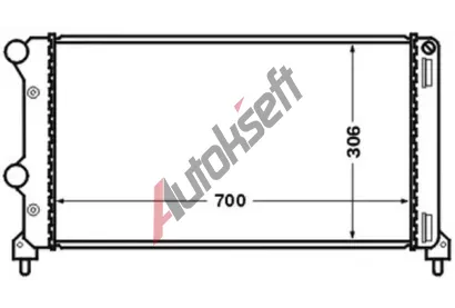 MAHLE Chladi vody MAO CR 1448 000S, CR 1448 000S