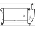 MAHLE Chladi vody MAO CR 1451 000S, CR 1451 000S