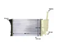 MAHLE Chladi vody MAO CR 1451 000S, CR 1451 000S