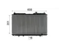 MAHLE Chladi vody MAO CR 1457 000S, CR 1457 000S