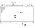 MAHLE Chladi vody MAO CR 1475 000S, CR 1475 000S