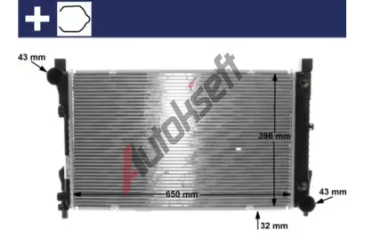 MAHLE Chladi vody MAO CR 1478 000S, CR 1478 000S