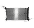 MAHLE Chladi vody MAO CR 1478 000S, CR 1478 000S