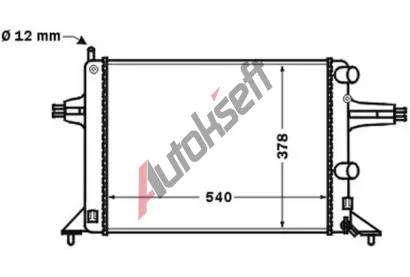 MAHLE Chladi vody MAO CR 1494 000S, CR 1494 000S