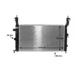 MAHLE Chladi vody MAO CR 1498 000S, CR 1498 000S